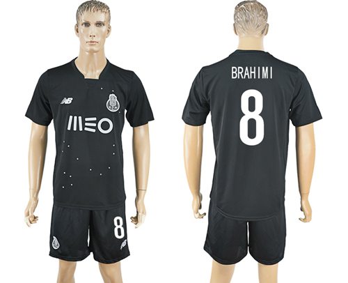Oporto #8 Brahimi Away Soccer Club Jersey - Click Image to Close